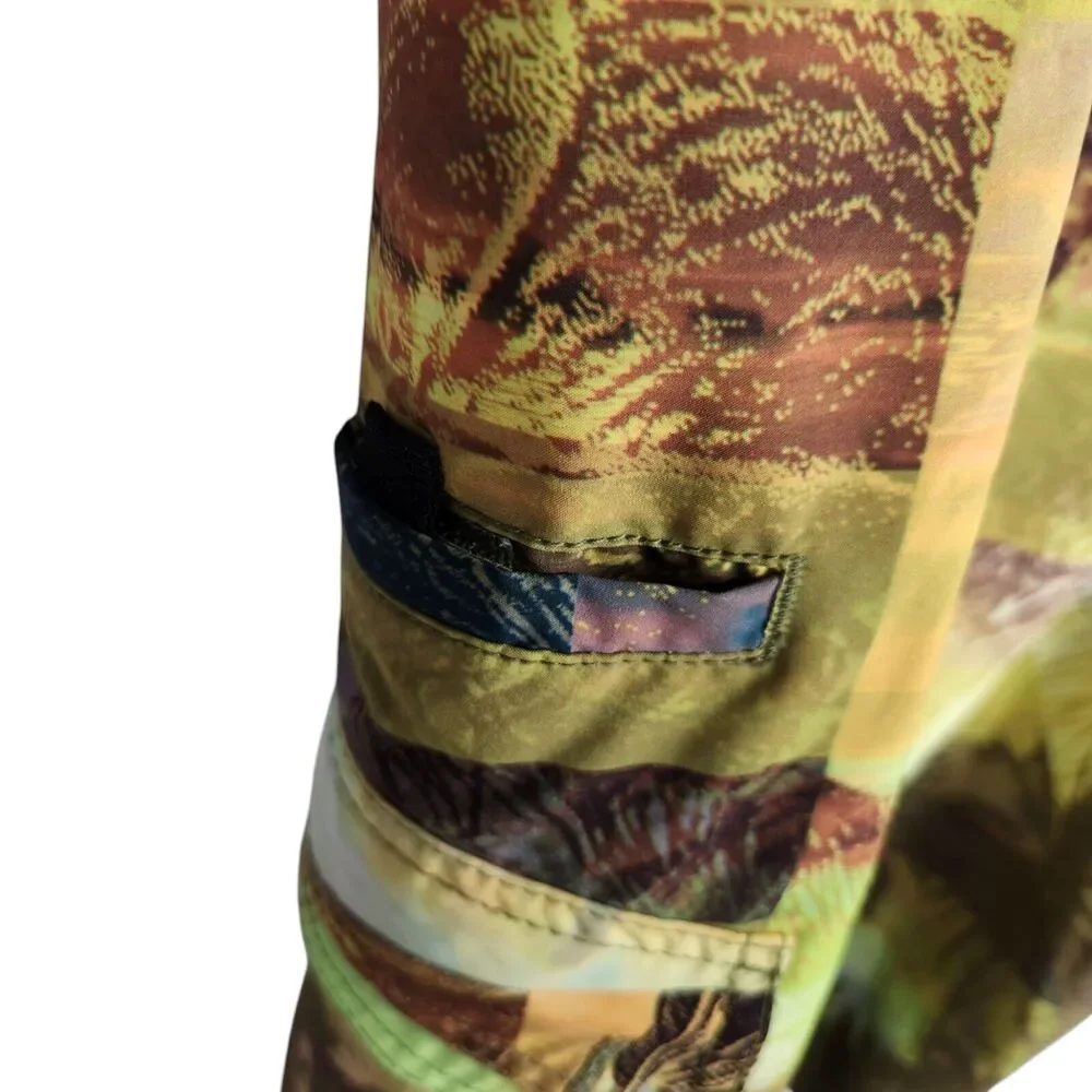 AFTCO Mens Size 36 Surf Swim Fishing Board Shorts Drawstring‎ Tropical Print 8